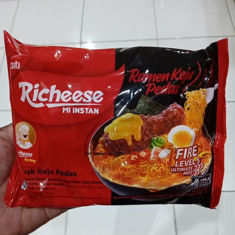 Jual Mahbubah Nabati Richeese 67 G Mi Instan Ramen Kuah Rasa Keju