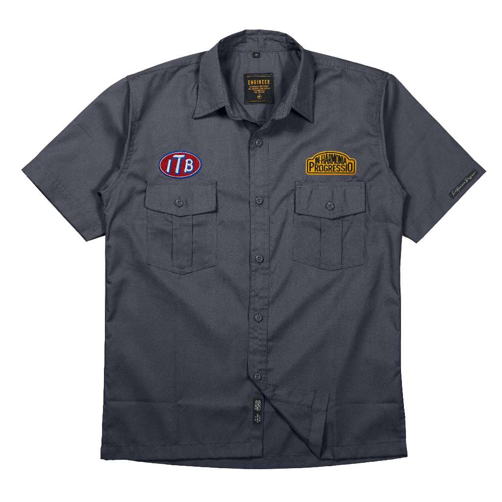 Jual Engineer Workwear ENG X ITB Merchandise Kemeja Lengan Pendek