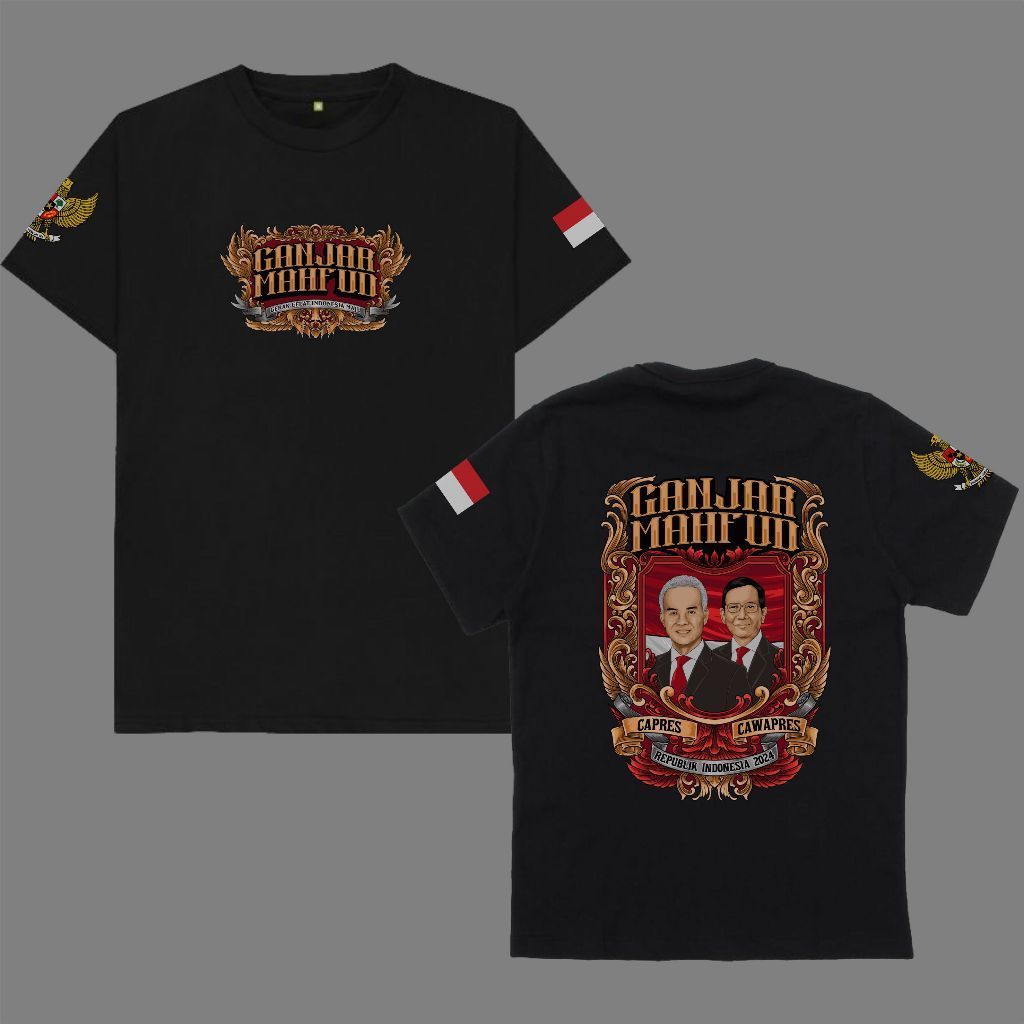 Jual Kaos Baju Ganjar Mahfud Capres Cawapres Art Premium Shopee