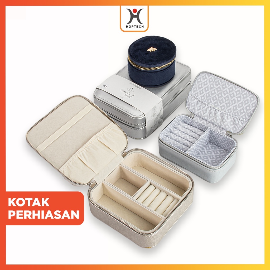 Jual Kotak Tempat Perhiasan Travel Jewelry Box Tempat Penyimpanan