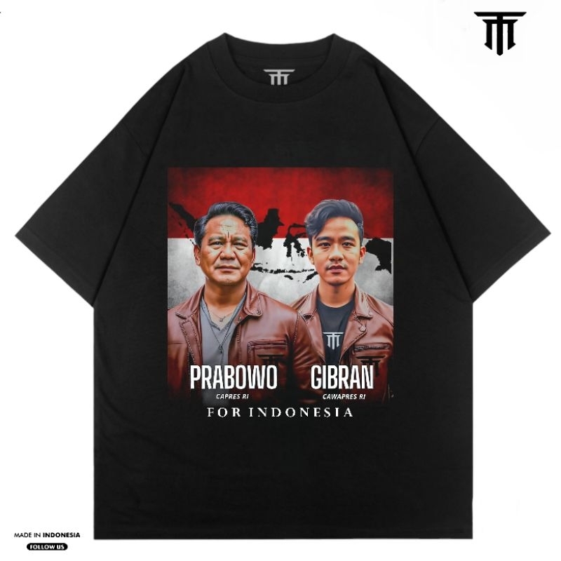 Jual Kaos Baju Distro Prabowo Subianto Gibran Rakabuming Capres