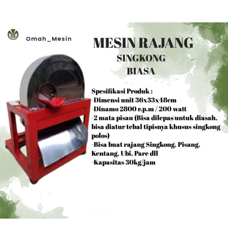 Jual Mesin Rajang Iris Potong Kripik Lengkap Shopee Indonesia