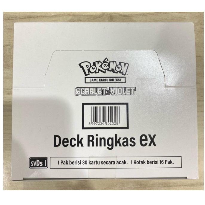 Jual Pokemon Tcg Starter Deck Scarlet Violet Deck Ringkas Ex Box Svds