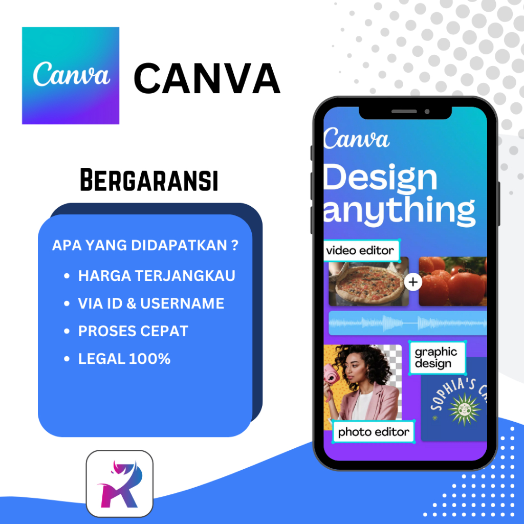 Jual Canva Pro 1 Tahun Full Garansi Untuk Desain Promosi Logo PPT