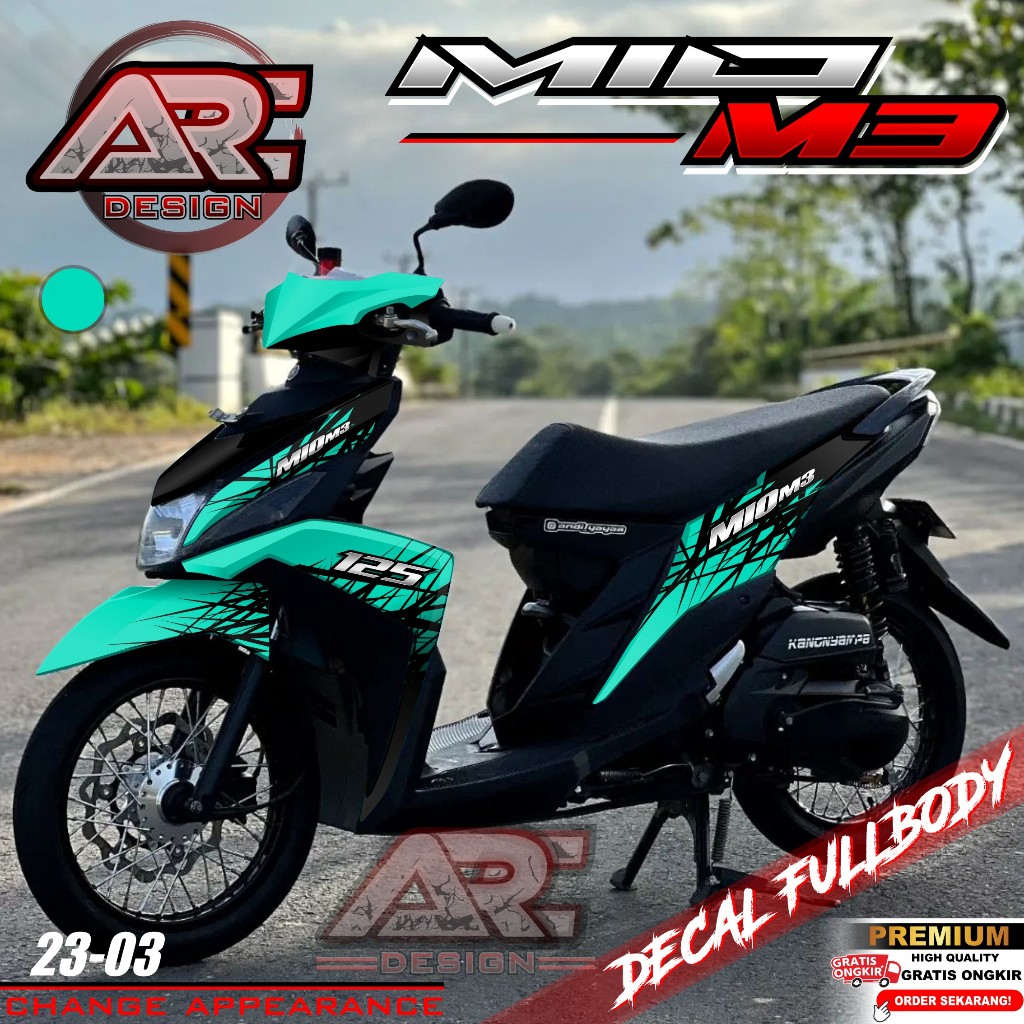 Jual Cod Terbaru Decal Sticker Yamaha Mio M Full Body Stiker