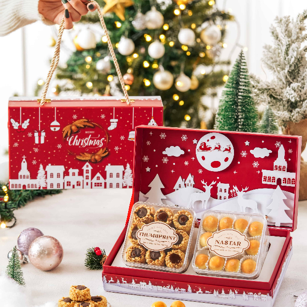 Jual Christmas Hampers Parcel Natal Hampers Natal Premium Hardbox D