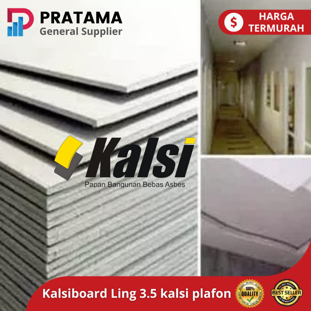 Jual Kalsiboard Ling Cm X Cm Kalsi Mm Papan Plafon