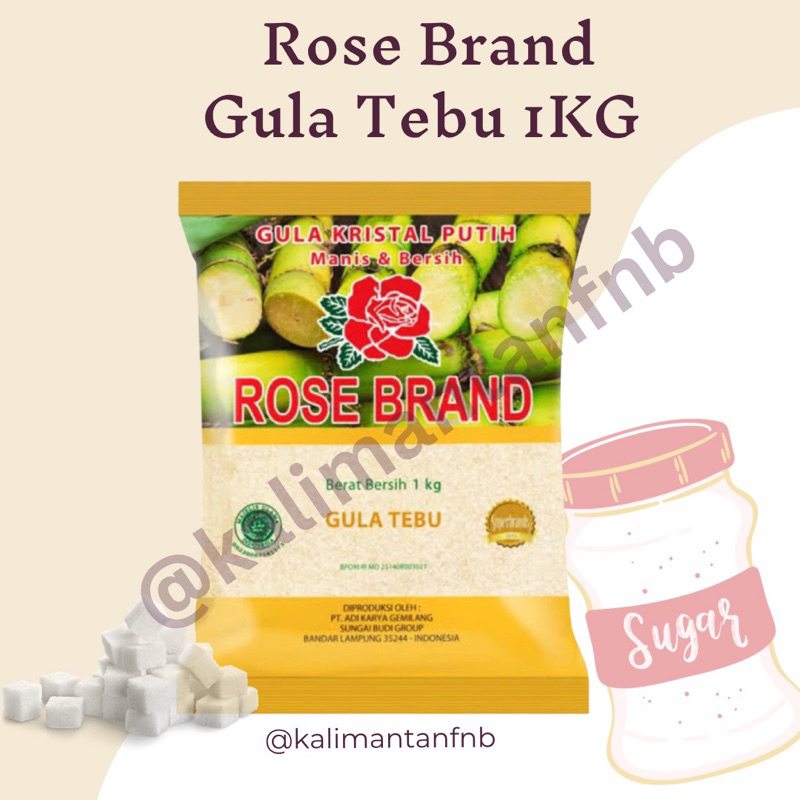 Jual Gula Pasir Rose Brand Kuning 1Kg Shopee Indonesia