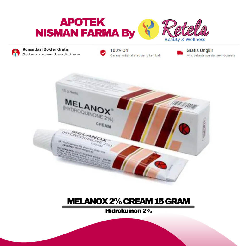 Jual Melanox Cream Gram Noda Hitam Melasma Flek Hitam