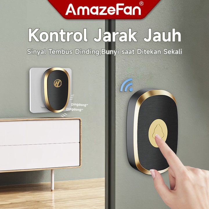 Jual Amazefan Bel Rumah Tanpa Kabel Bel Rumah Tanpa Kabel Bel Pintu