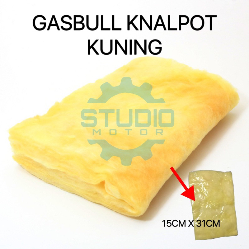 Jual Gasbul Asbes Peredam Knalpot Variasi Racing Warna Kuning