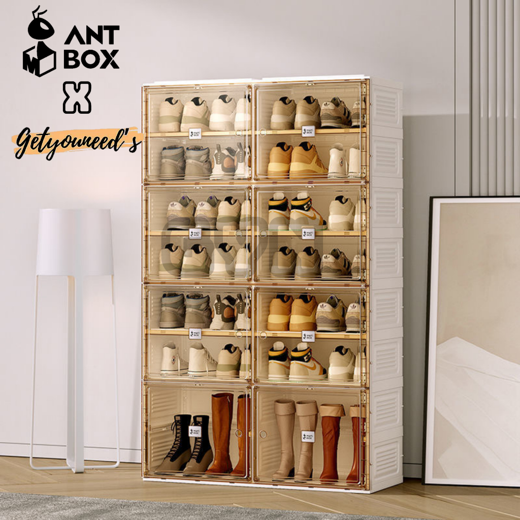 Jual Antbox Rak Lemari Sepatu Bisa Muat Boots Kabinet Premium Dengan