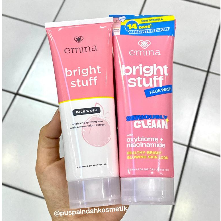 Jual EMINA BRIGHT STUFF FACE WASH 100ml New Packaging Shopee Indonesia