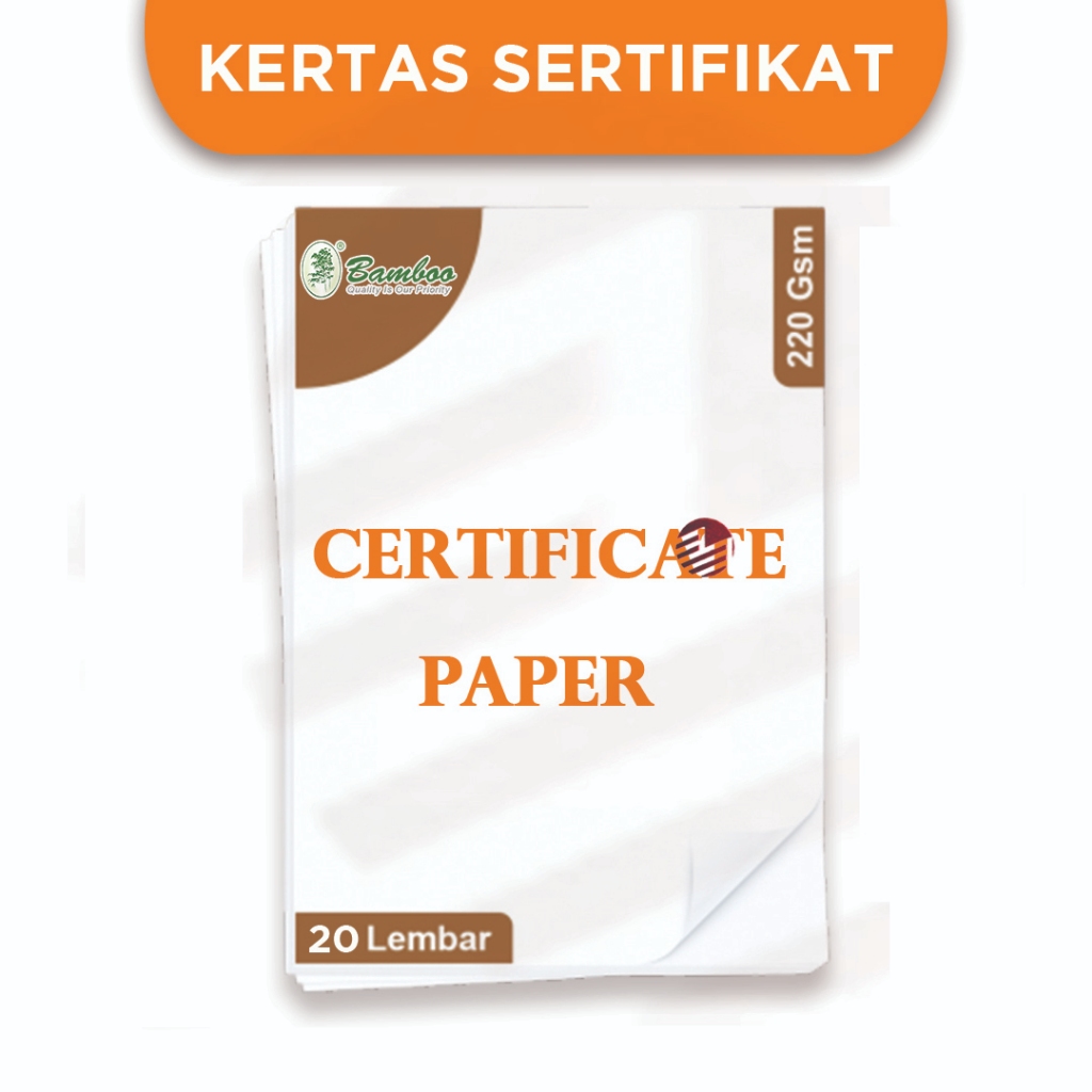 Jual Kertas Sertifikat Concorde Linen Warna A F Gsm Polos