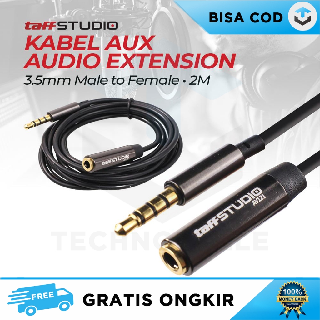 Jual PERPANJANG KABEL AUDIO AUX EXTENTION 3 5mm MALE TO FEMALE