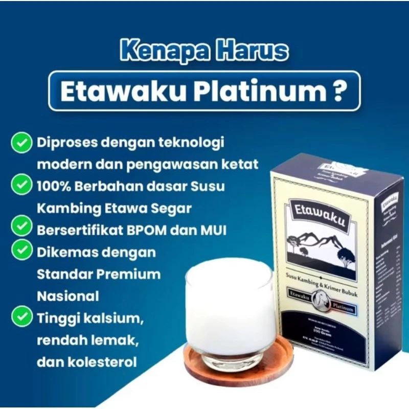 Jual ETAWAKU PLATINUM ORIGINAL SUSU KAMBING ETAWA SOLUSI GANGGUAN