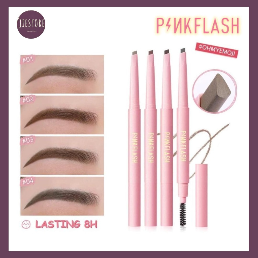 Jual Pinkflash Ohmyemoji Automatic Eyebrow Pencil Tahan Air Pigmen