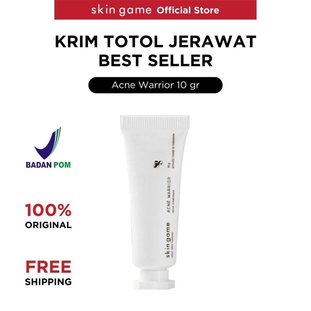 Jual Krim Jerawat Skin Game Acne Warrior Gr Shopee Indonesia