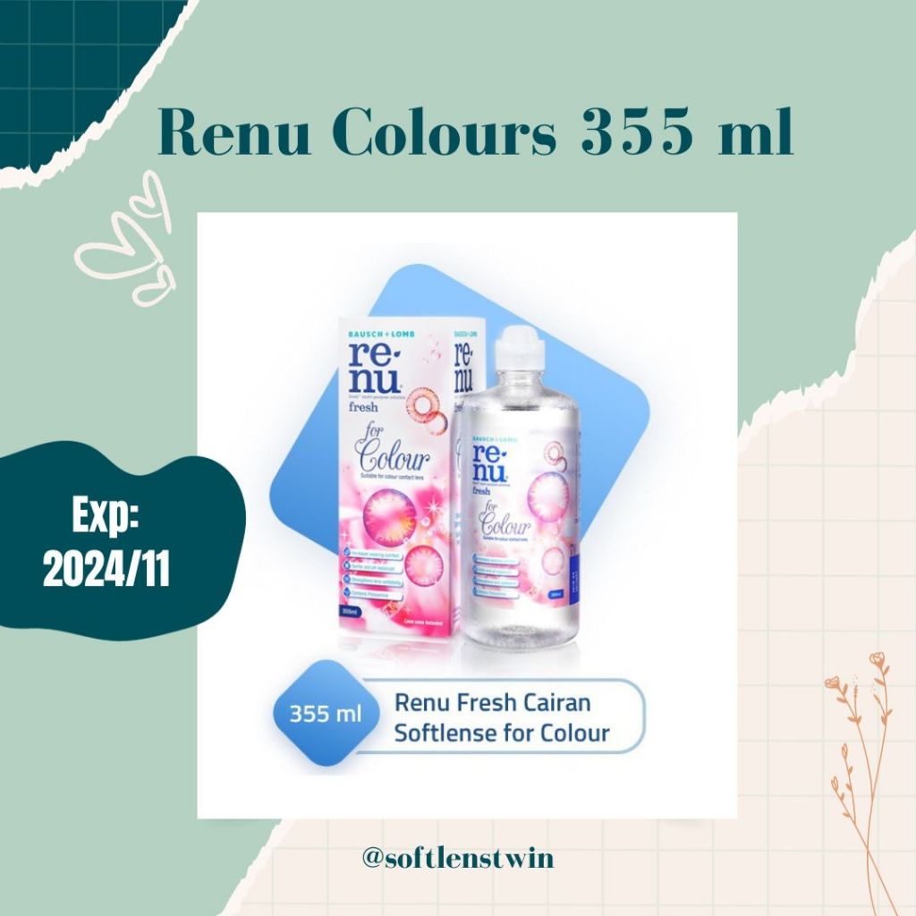 Jual Renu Colors Renu For Colour Ml Dan Cairan Softlens Bausch