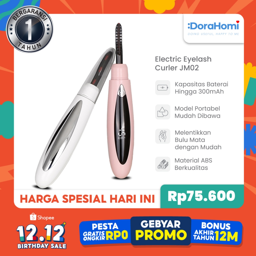 Jual Dorahomi Alat Penjepit Pelentik Bulu Mata Eyelash Curler Alis