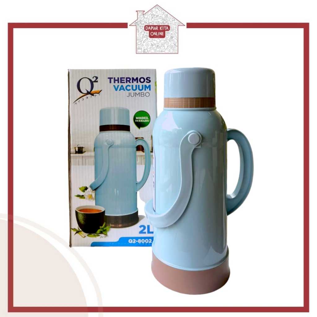 Jual Thermos Air Panas 2 Liter Jumbo Vacuum Flask Dingin 2 L Q2 8002