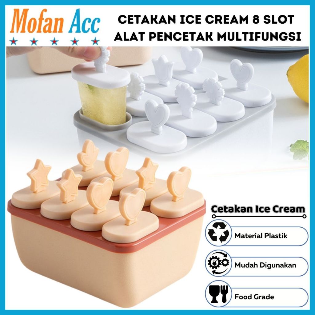 Jual Cetakan Ice Cream Slot Dengan Gagang Alat Pencetak Puding Agar