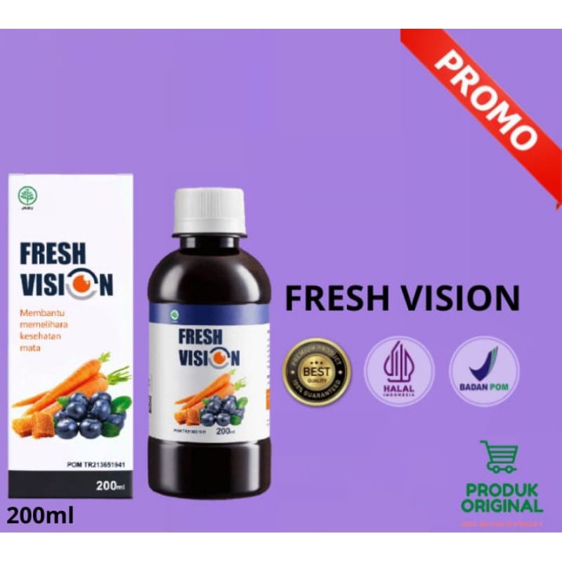 Jual Fresh Vision Vitamin Obat Mata Original Atasi Mata Minus Katarak