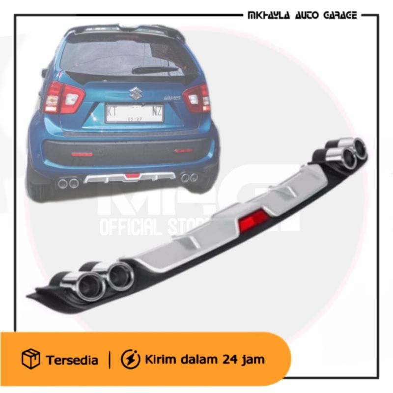 Jual Rear Diffuser Bumper Bemper Belakang Mobil Suzuki Ignis Shopee