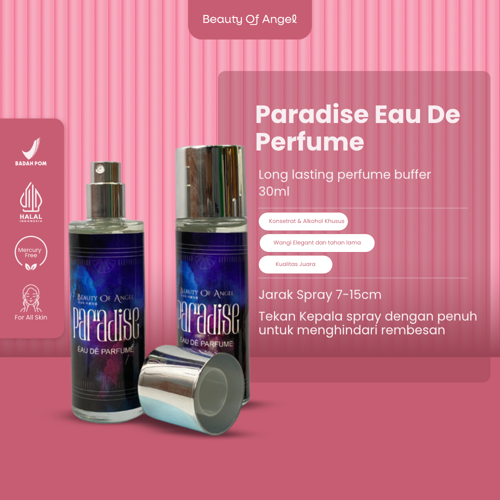 Jual Paradise Eau De Perfume BOA Beauty Of Angel Wangi Elegant Tahan