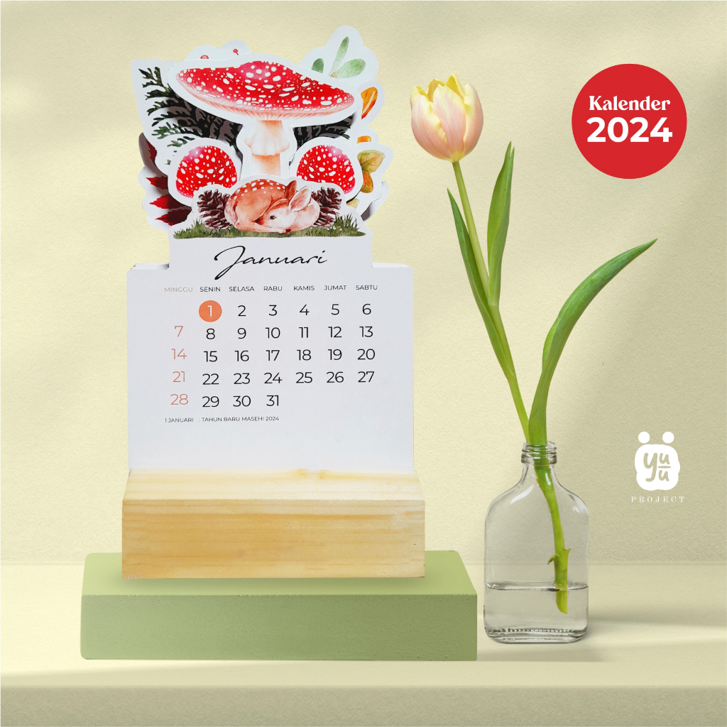 Jual Calendar Kalender Aesthetic Desk Calendar Kalender