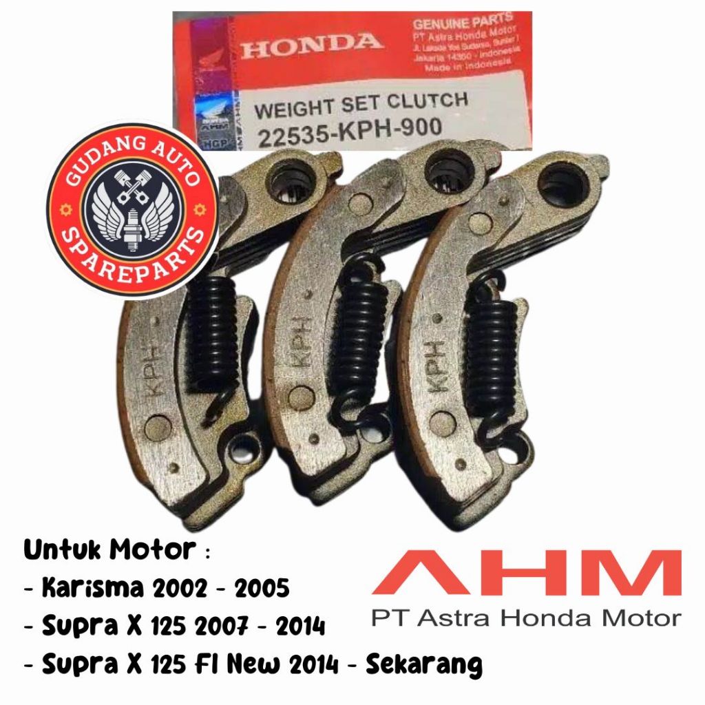 Jual Original Ahm Kampas Ganda Otomatis Only Honda Supra X Kharisma