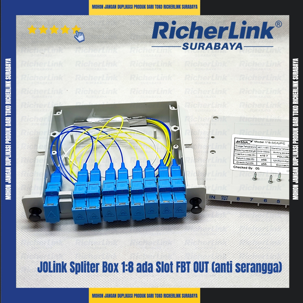 Jual Passive Splitter Plc Box Jolink Anti Serangga Pilihan Shopee