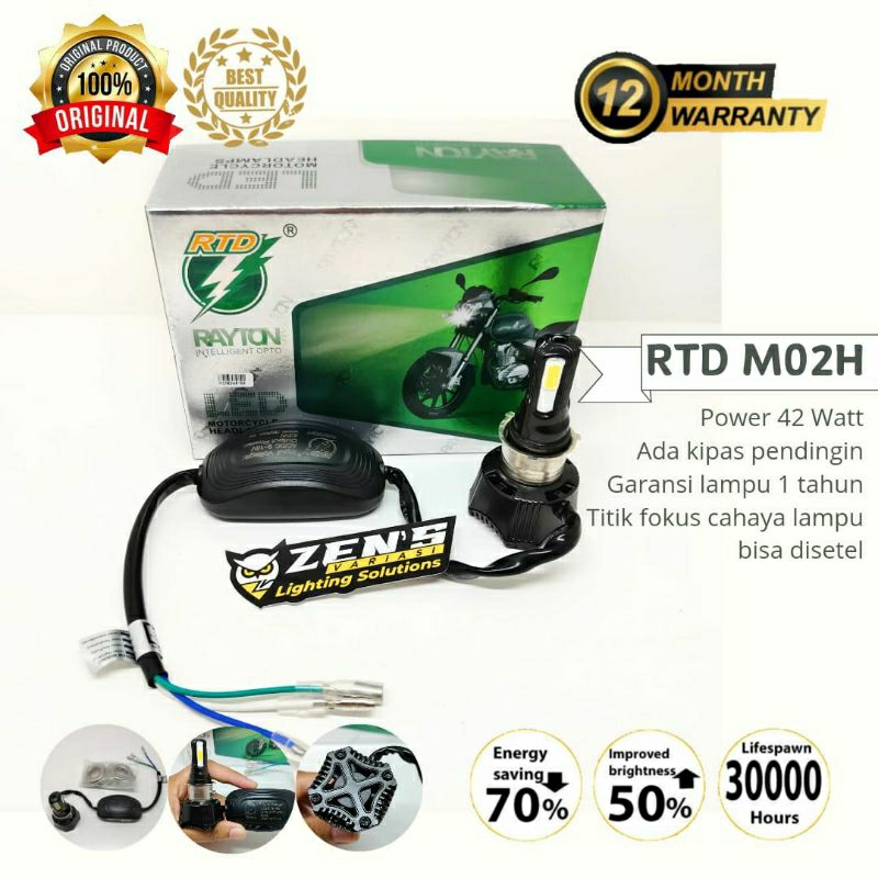 Jual Rtd M H Lampu Utama Motor Watt Ac Dc Shopee Indonesia