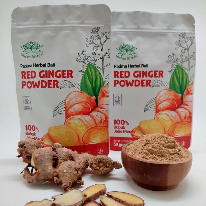 Jual Padma Herbal Bubuk Jahe Merah Red Ginger Powder Nett G Shopee