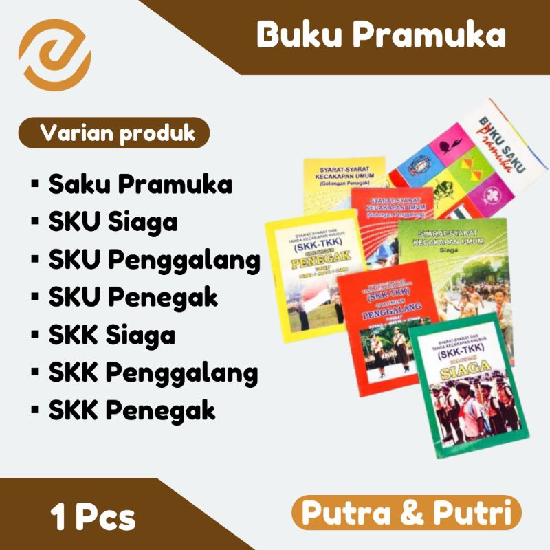 Jual Buku Saku SKU TKK Pramuka Siaga Penggalang Penegak Shopee