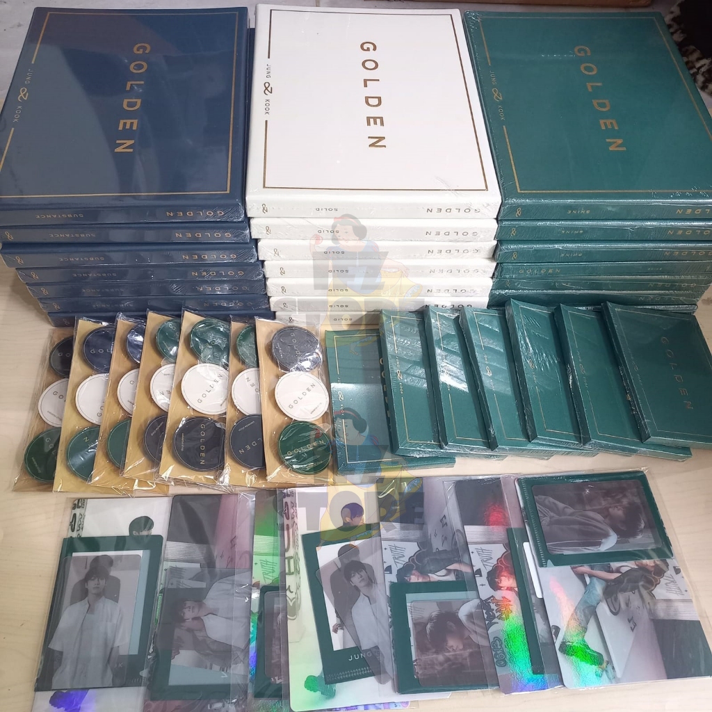 Jual Ready Stock Set Album Jungkook Golden Sealed Pob Early Gift