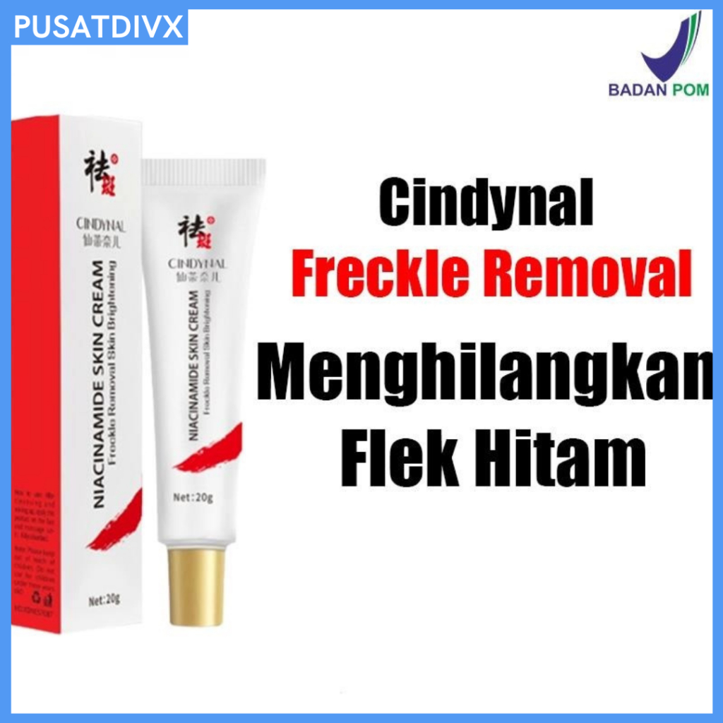 Jual BPOM CINDYNAL WHITENING FRECKLE CREAM PENGHILANG FLEK HITAM DARK