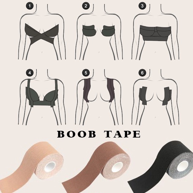 Jual Promo Boob Tape Body Booby Push Up Strapless Bra Tempel Solatip Bh