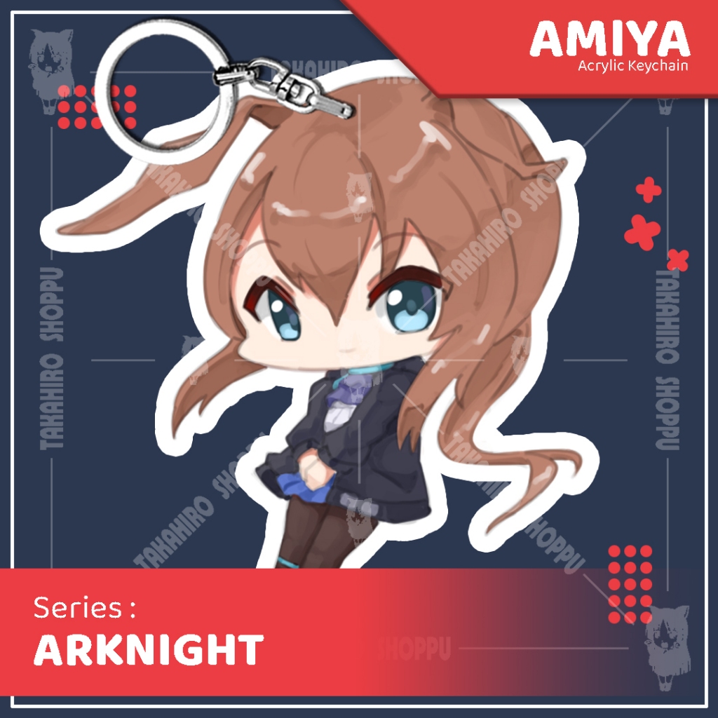 Jual Ganci Gantungan Kunci Keychain Akrilik Arknight Amiya Chibi