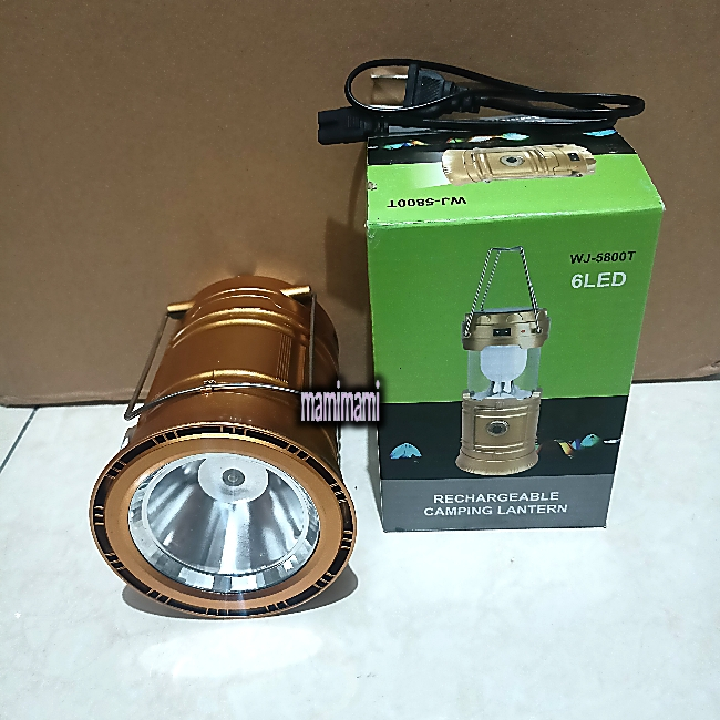 Jual Lampu LED Lentera Tarik Emergency Tenaga Solar Matahari Senter