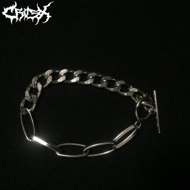 Jual DOUBLE LAYER CHAIN BRACELET STAR CROSS SALIB BINTANG SMILE