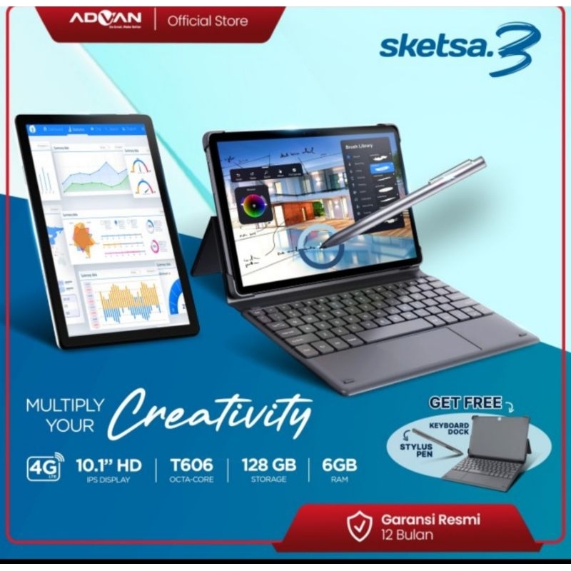 Jual Tablet Sketsa Advan Lengkap Shopee Indonesia