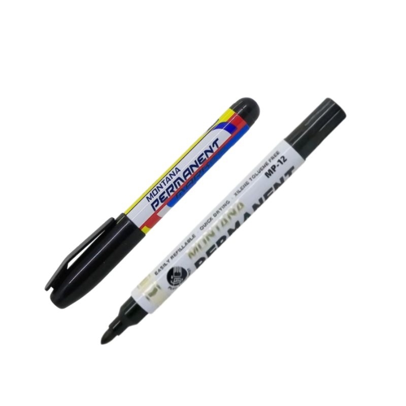 Jual Spidol Permanen Montana Tinta Hitam Permanent Marker Black Ink Mp