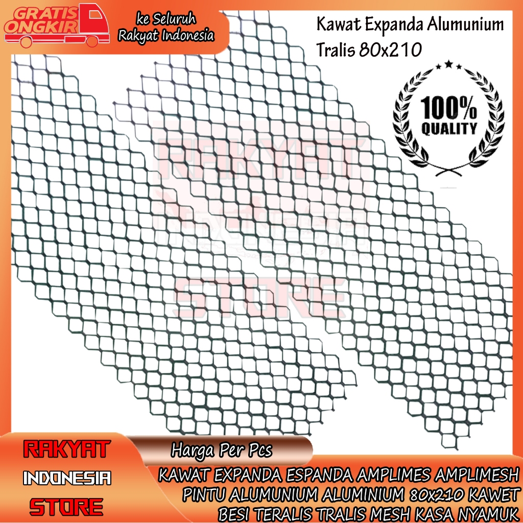 Jual Instant Kawat Expanda Tralis Mesh Pintu Espanda Aluminium