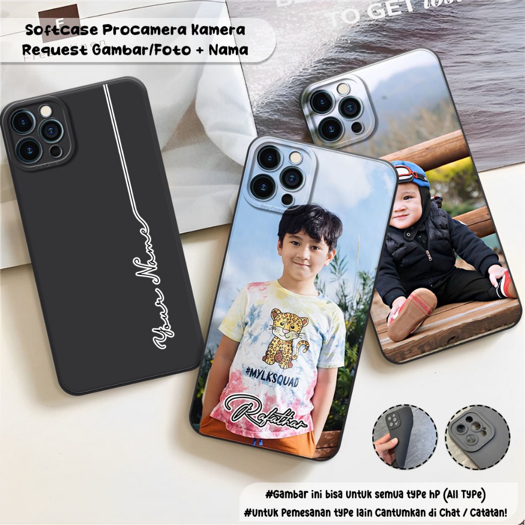 Jual 022 Softcase Custom Request Foto Nama For All Type Untuk Semua