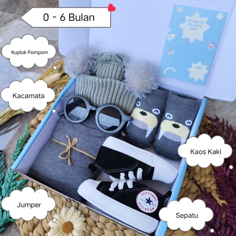 Jual Kado Lahiran Bayi Newborn Premium Hampers Baby Gift Set Hadiah