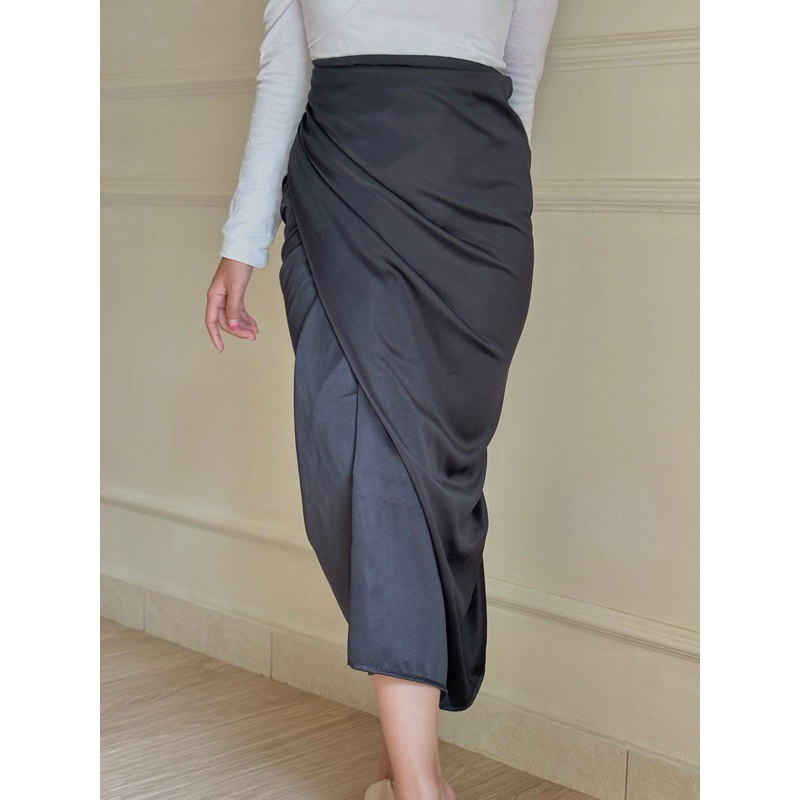 Jual Sandhayu Wrap Skirt Rok Lilit Instan Shopee Indonesia