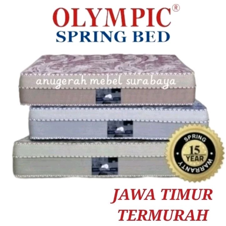 Jual Kasur Springbed Olympic Bearland Plush Top Jawa Timur Shopee