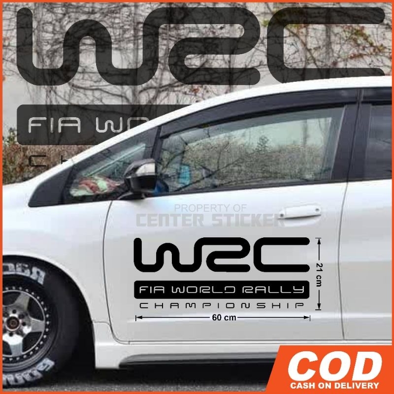 Jual Stiker Cutting Mobil Wrc World Rally Championship Sticker Cutting