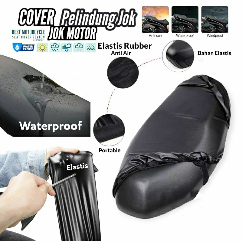 Jual Cover Jok Motor Anti Air Sarung Jok Motor Universal Bahan Kulit